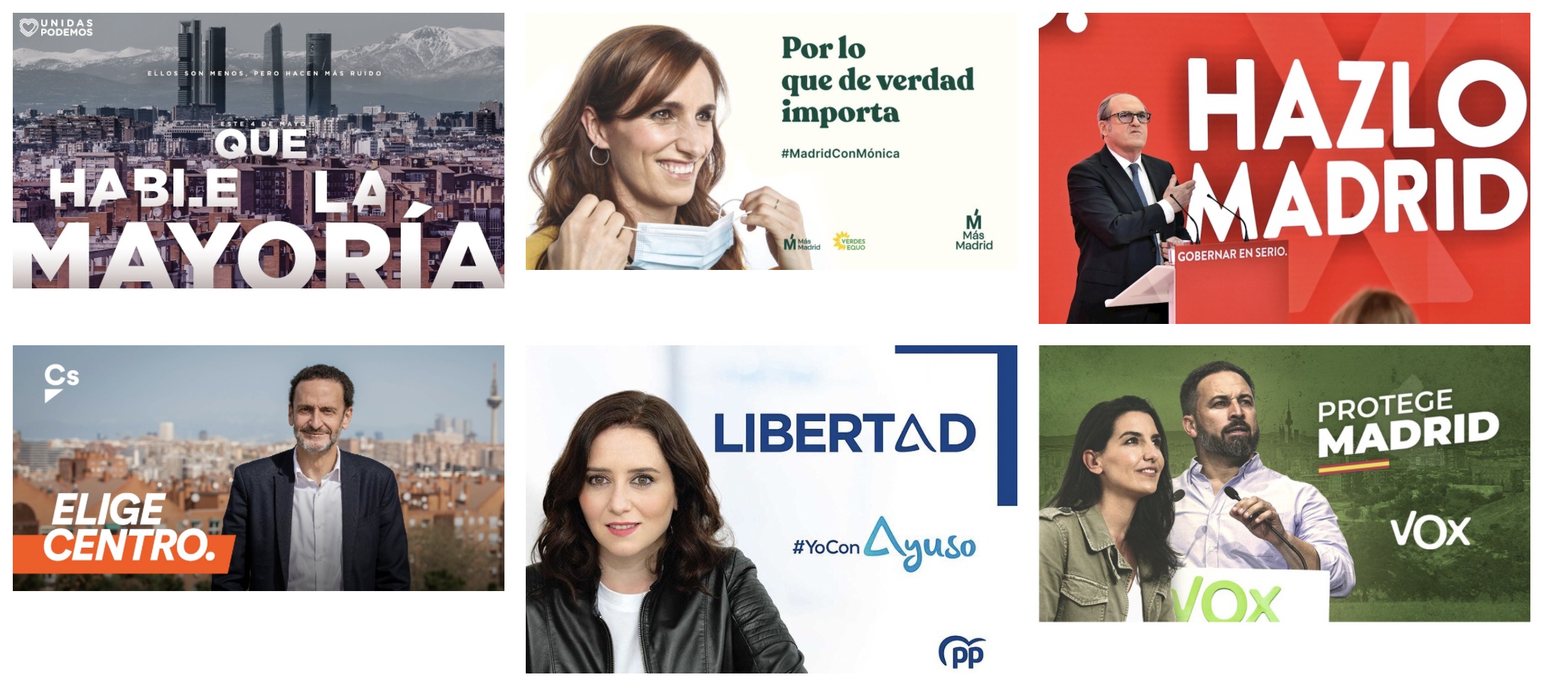 arranca la campana en madrid repasamos los carteles y esloganes