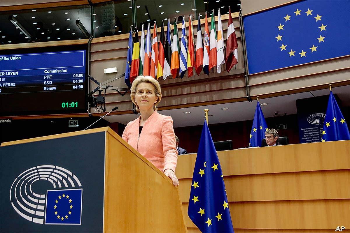avion de ursula von der leyen obligado a aterrizar sin gps en bulgaria tras interferencia segun informes