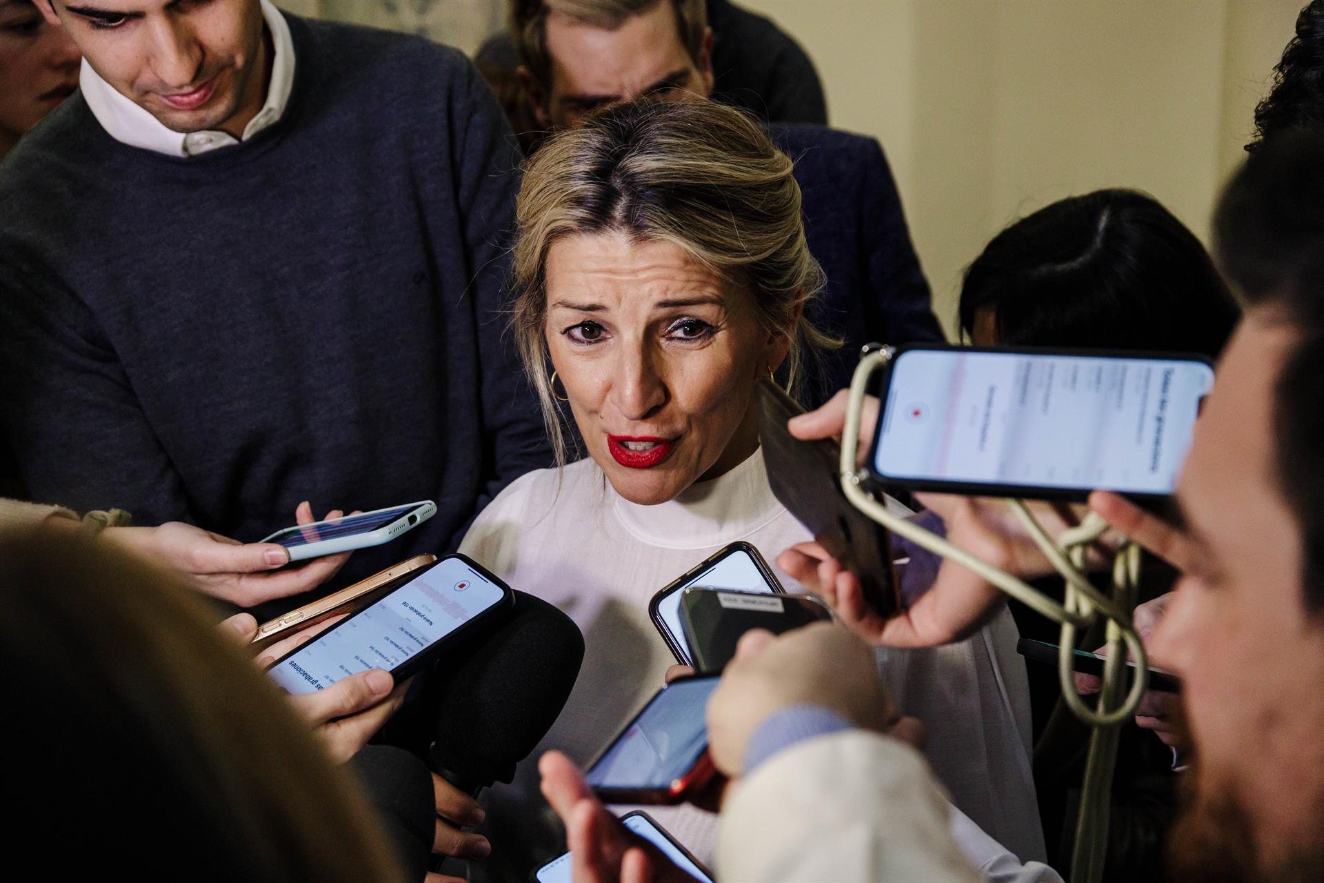 Díaz insta a los estados europeos a ratificar "una directiva ambiciosa" para los trabajadores de plataformas