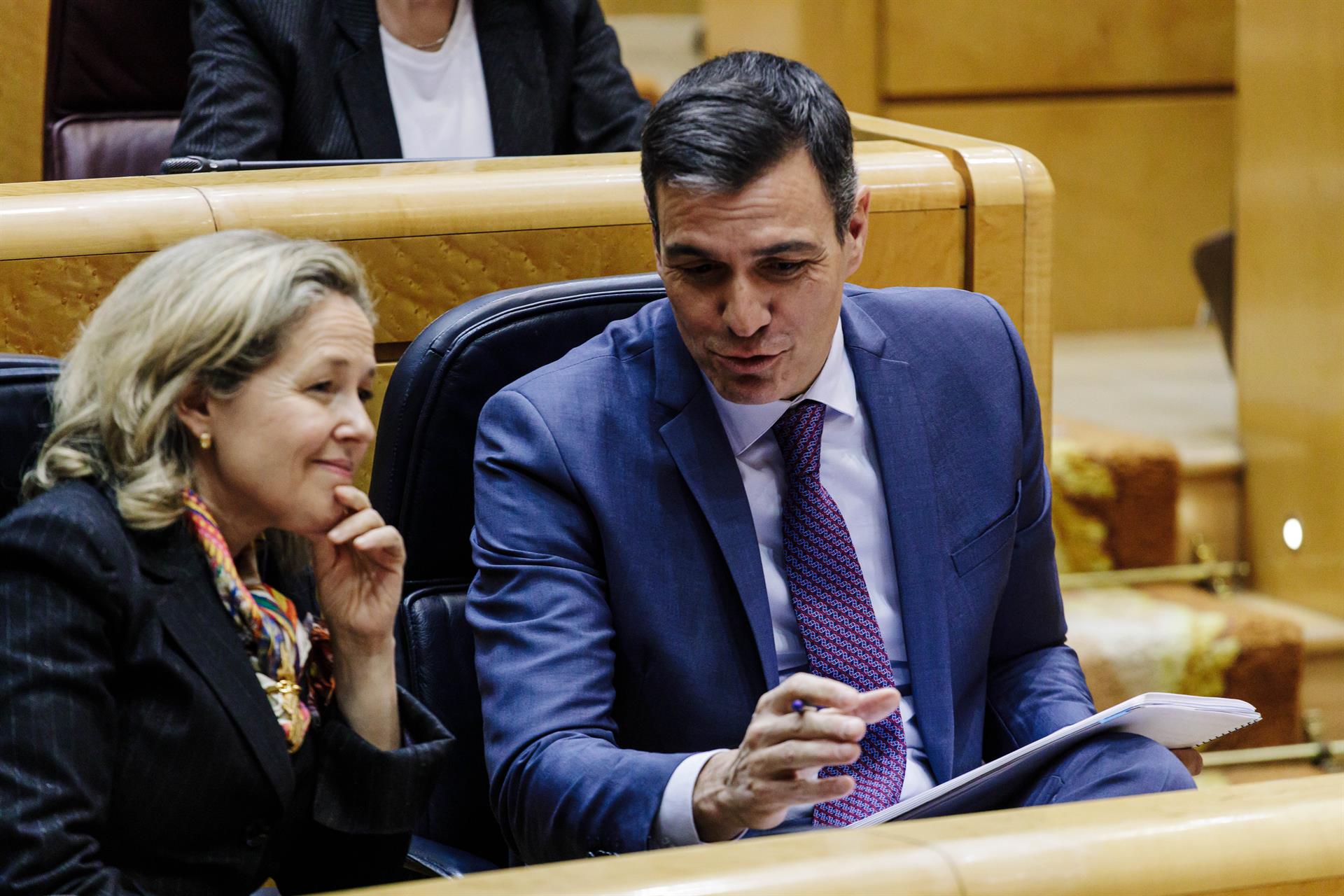 Calviño pide voto a PP para cambiar el 'sí es sí' y Maroto espeta: el legado de Sánchez serán las bajadas de penas