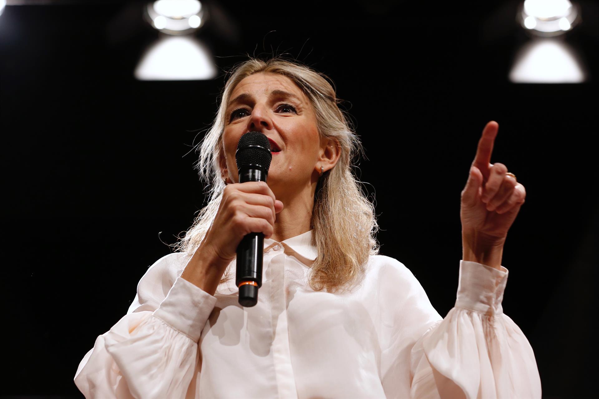 Yolanda Díaz reitera su llamamiento a cuidar la coalición y advierte de que "las formas en política son clave"