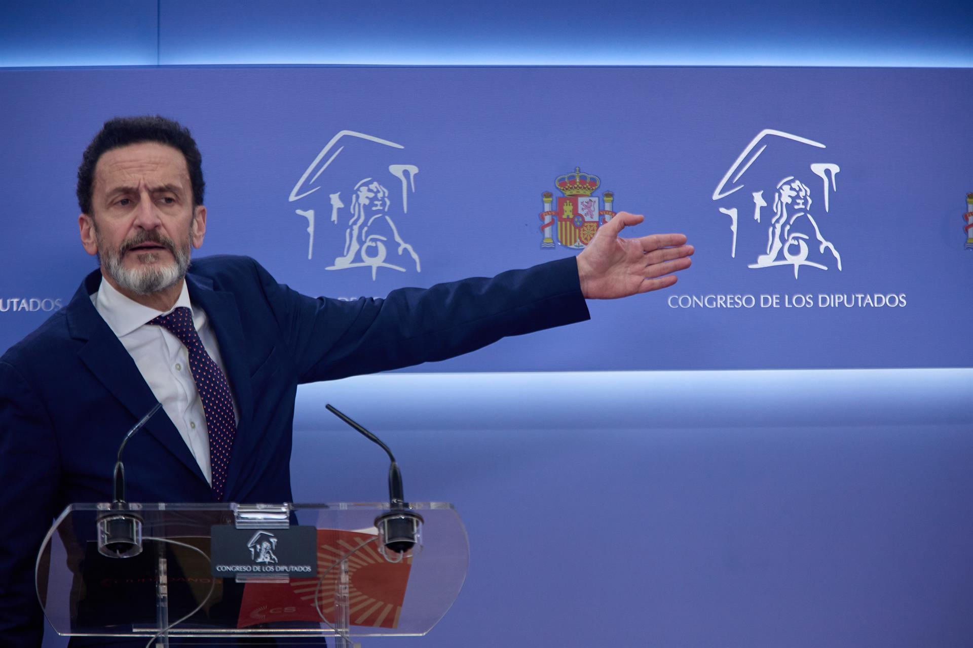 Ciudadanos acusa a Vox de convertir el Congreso en un "circo" pero rechaza un 'plante' a Tamames