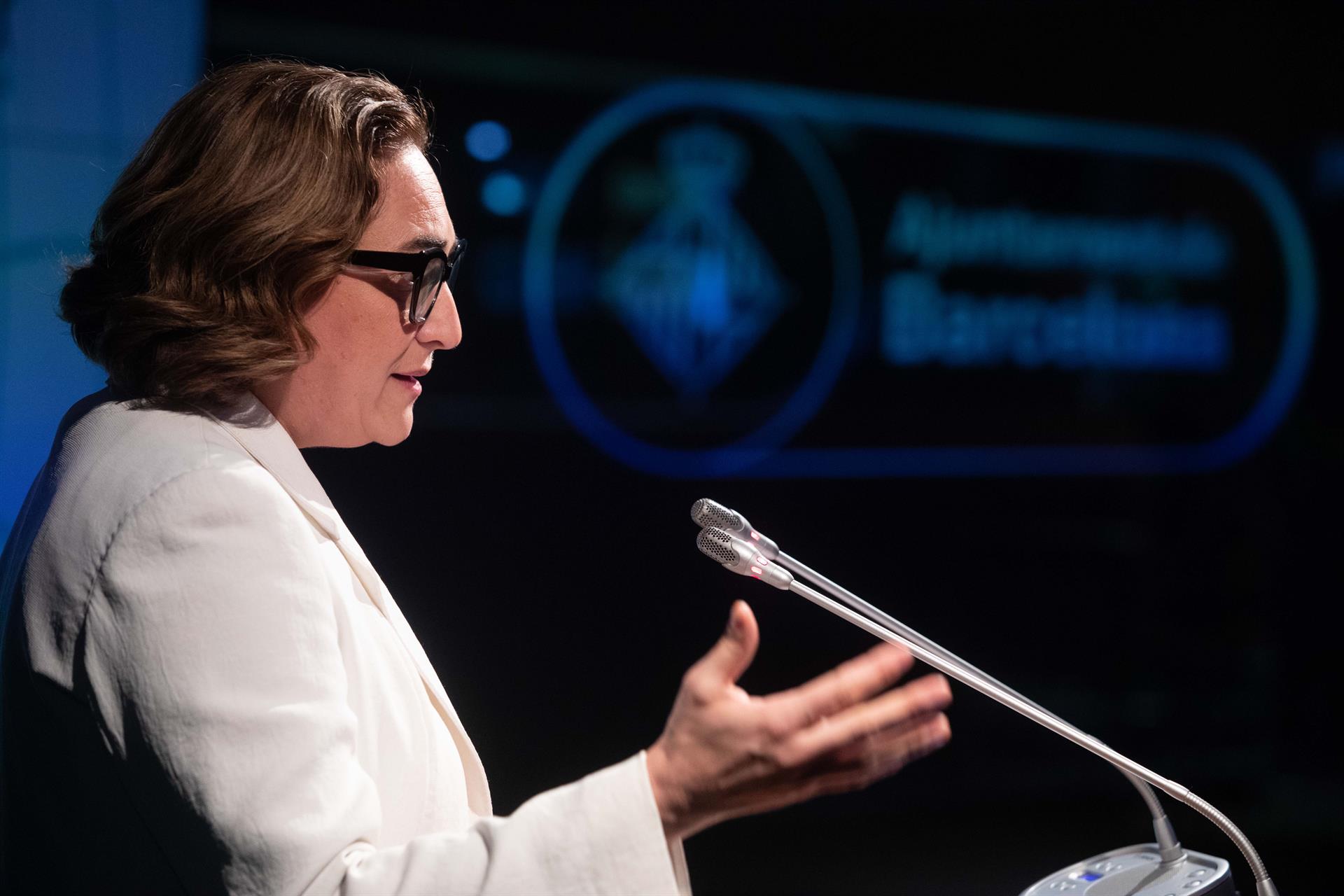 Colau asegura que Collboni y Maragall "han abierto la puerta a pactar con Trias"