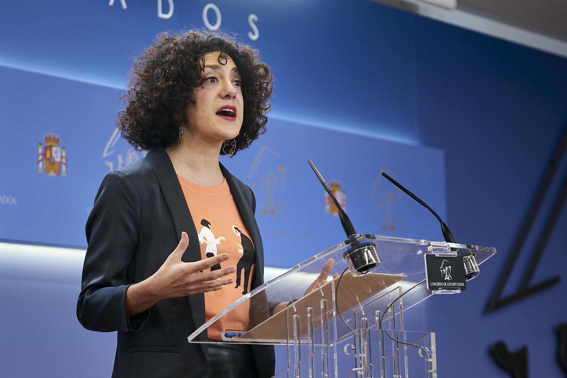 Vidal (UP) dice que están dispuestos a incrementar las penas mínimas si el PSOE "se sienta a negociar"
