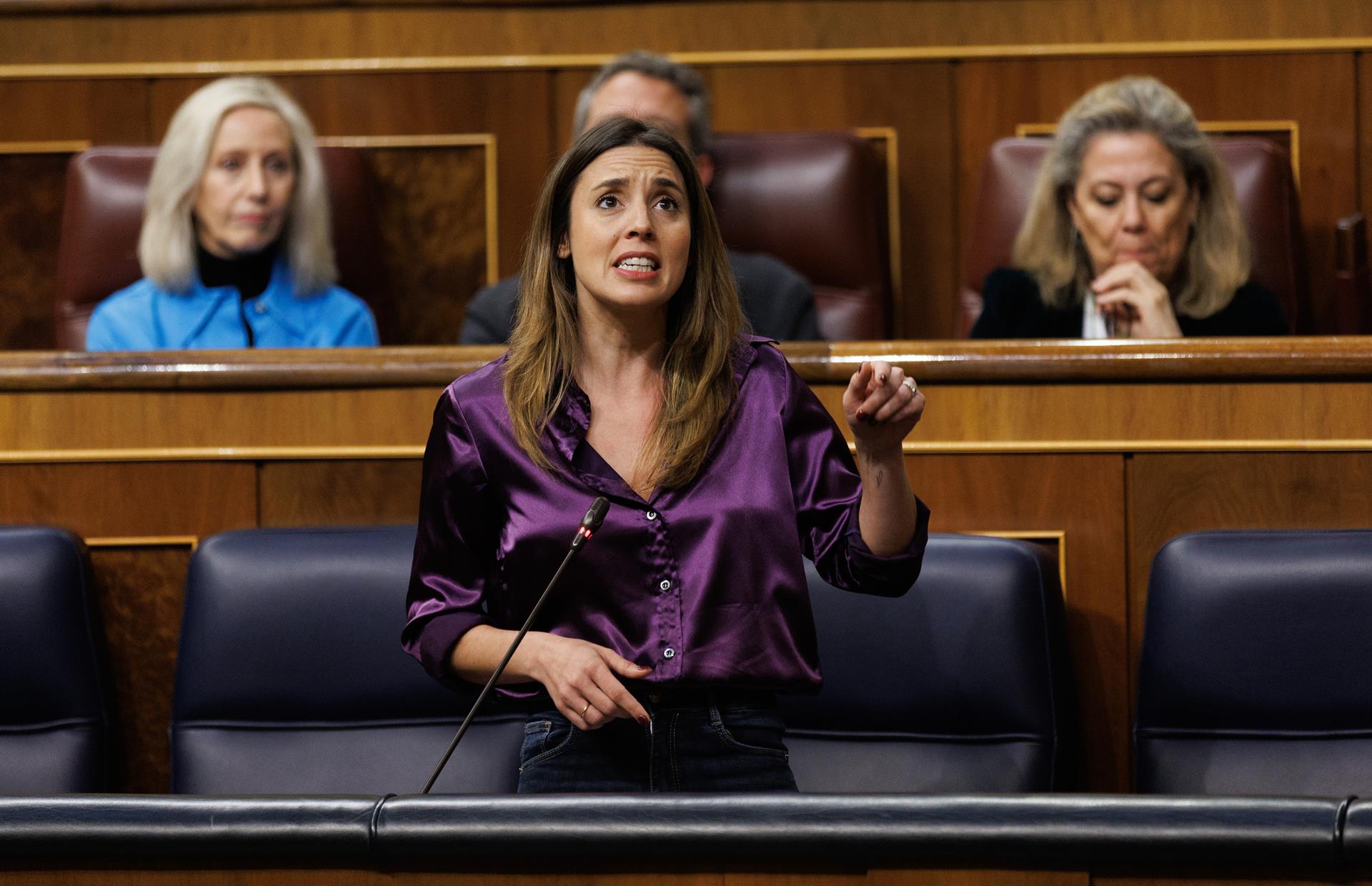 Irene Montero, ante el choque por el 'sí es sí': "No está en riesgo el Gobierno sino los derechos de las mujeres"