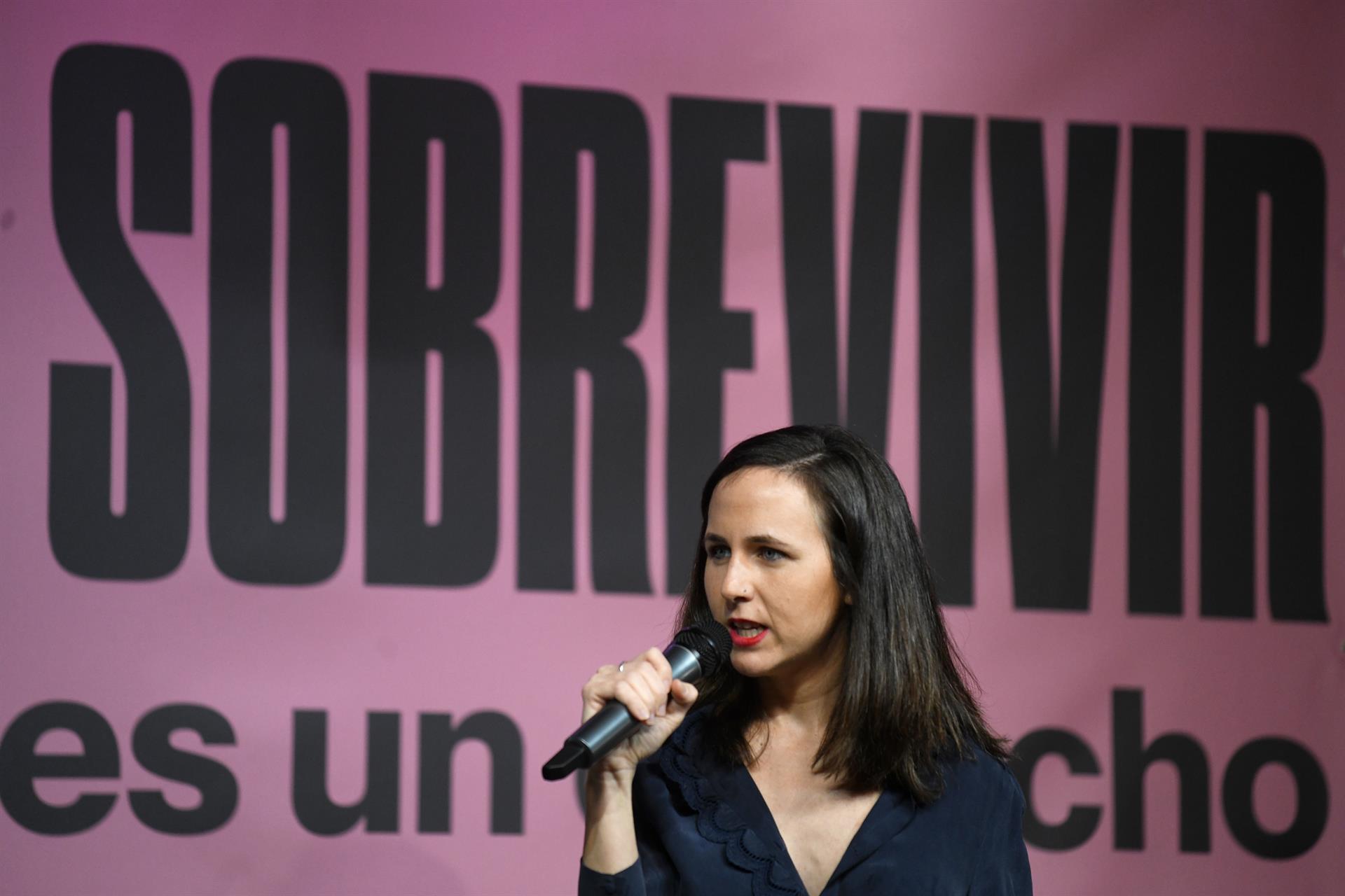 Belarra critica la "cerrazón" del PSOE a no derogar la 'ley mordaza' y le acusa de "ir al choque" como en el 'sí es sí'