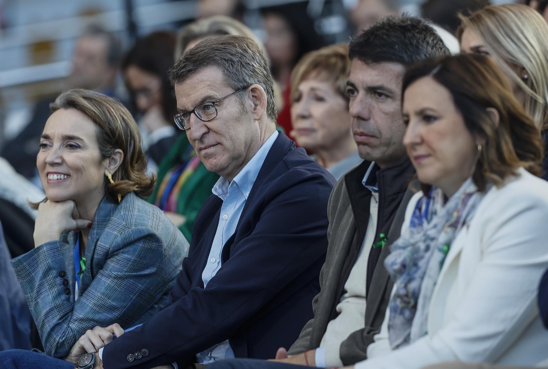 Feijóo regresa hoy a las Fallas con sus candidatos al 28M, donde arrancó su campaña para liderar el PP hace un año