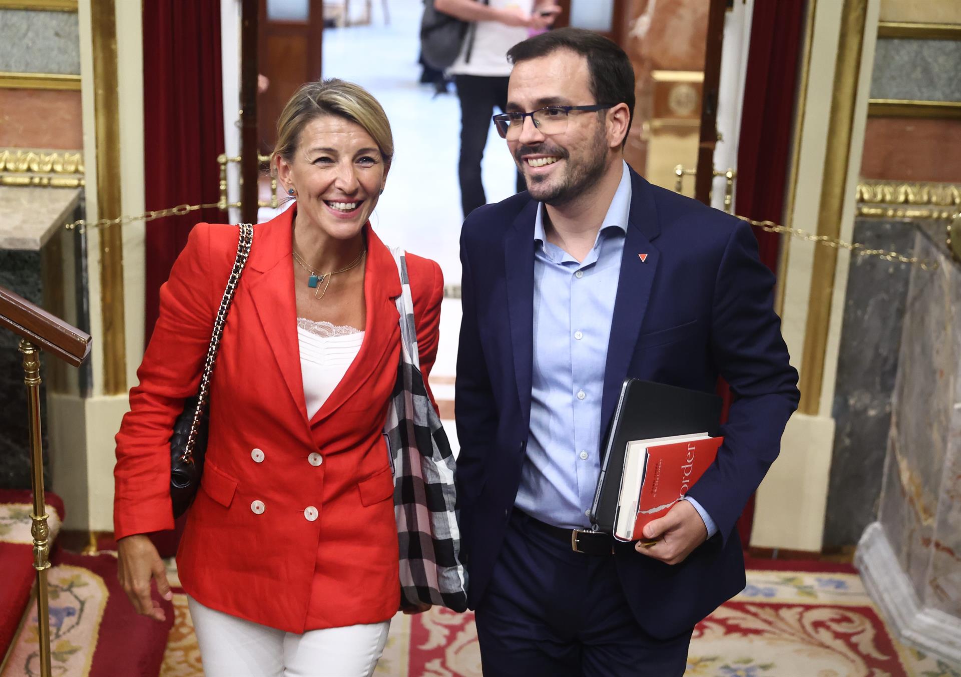 Garzón y comunes califican de "presidencial" el discurso de Díaz, que también recibe elogios en Más Madrid