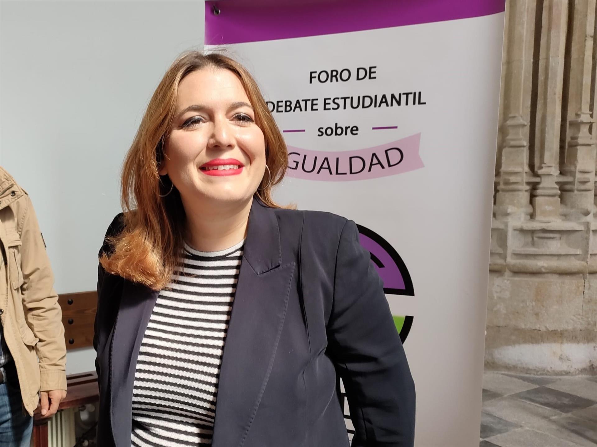 Ángela Rodríguez señala que "cuidar la coalición" pasa por "proteger" el programa de Gobierno