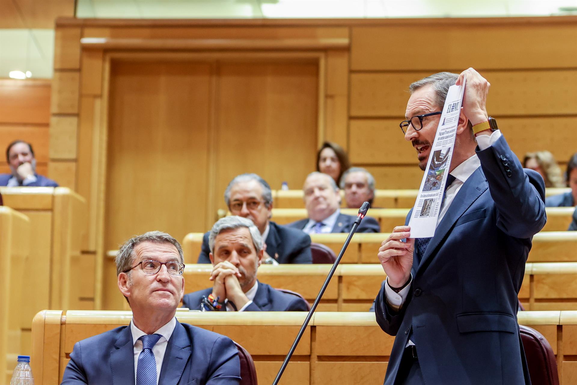 El PP lleva al Senado una iniciativa para denunciar el uso de Sánchez del Falcon y conocer el gasto total de los viajes