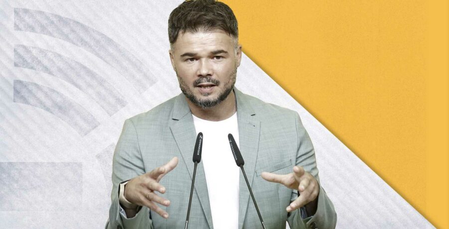 el acto de rufian montero y domenech se celebrara en la universitat pompeu fabra de barcelona