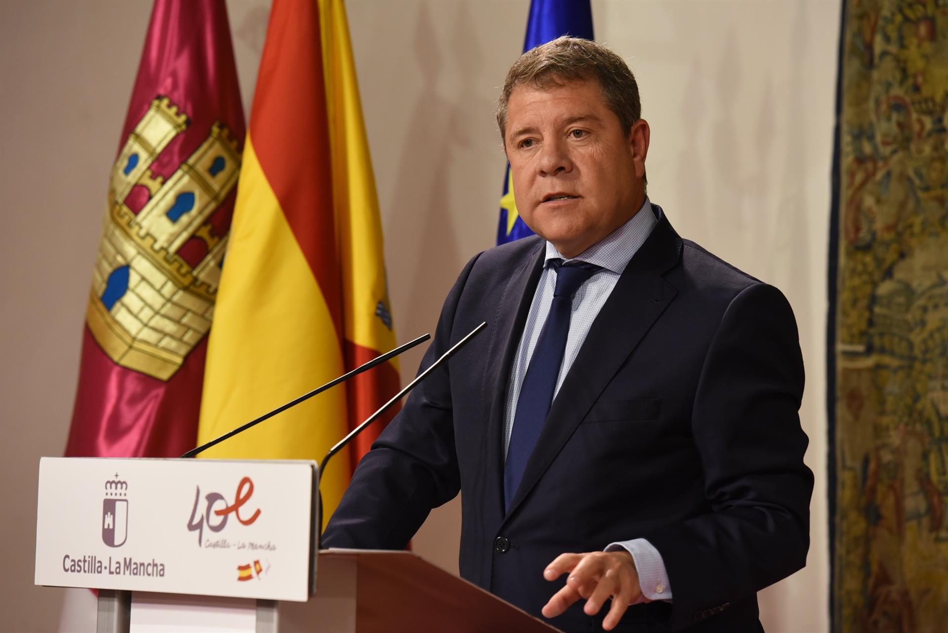 El presidente regional, Emiliano García-Page