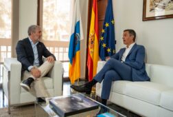 sanchez y clavijo se reuniran el proximo lunes en lanzarote para hablar sobre migracion agenda canaria y presupuestos