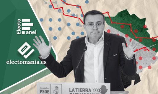 ep extremadura 30oct caida del psoe tras la confirmacion de gallardo
