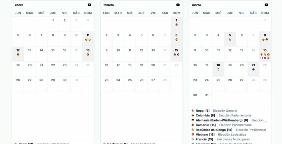 calendario electoral 2026 un nuevo ano repleto de citas electorales