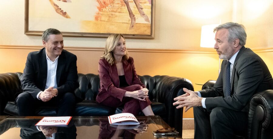 alegria dispuesta a pactar el presupuesto en aragon azcon rechaza el ofrecimiento