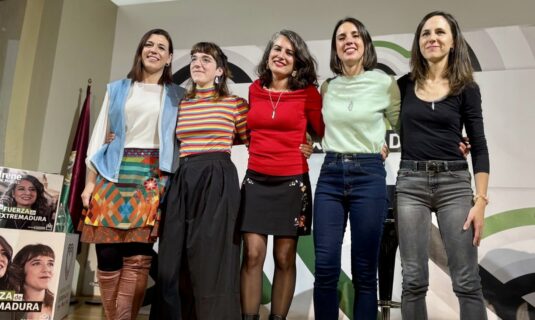 belarra irene montero y maillo arroparan sin coincidir en actos a unidas por extremadura