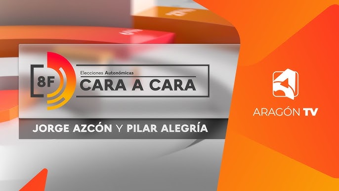 cara a cara azcon vs alegria sigue aqui el primer debate aragones