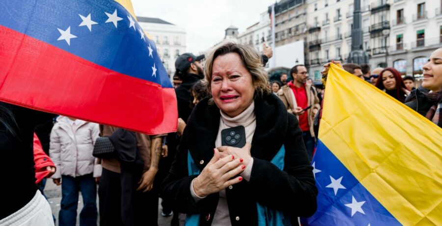 venezolanos de todo el mundo celebran la captura de maduro