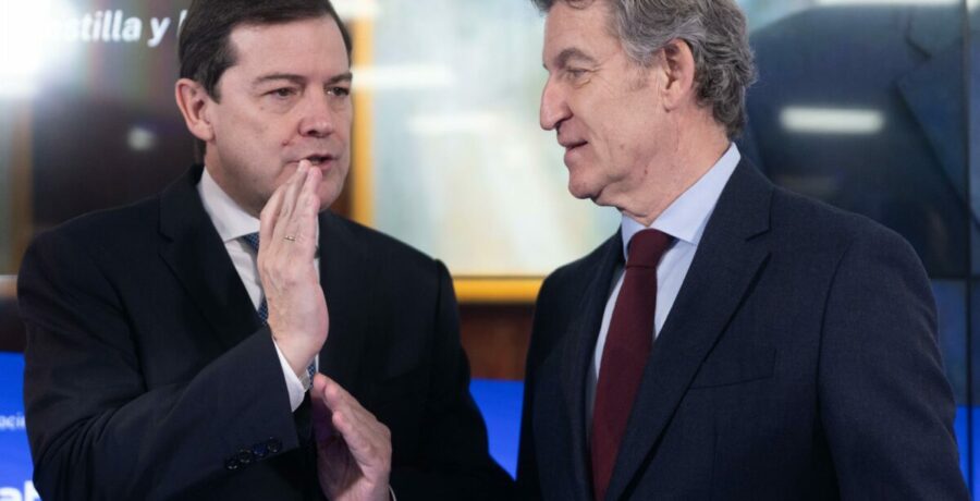 feijoo abre manana la precampana en cyl y arropa a manueco en la presentacion de candidaturas en salamanca