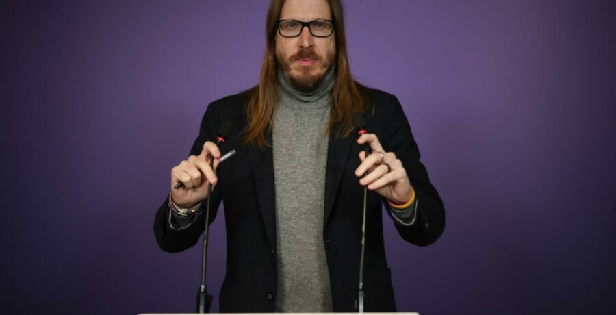 podemos minimiza a mera charla el encuentro entre rufian y delgado y cuestiona que tengan el apoyo de erc y mas madrid