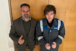 abascal se reune en madrid con el presidente argentino javier milei