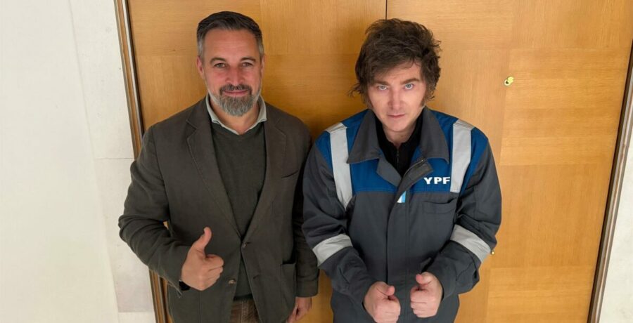 abascal se reune en madrid con el presidente argentino javier milei