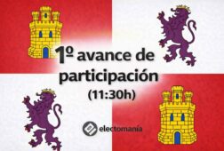 castilla y leon primer avance de participacion