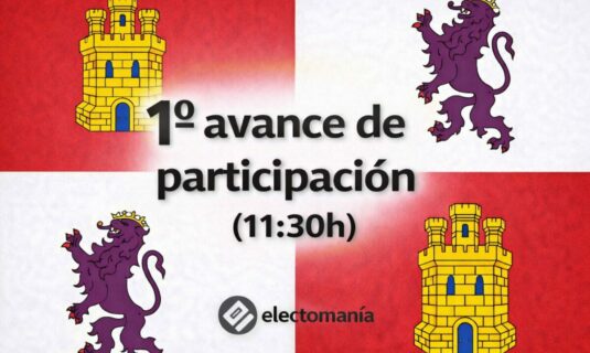 castilla y leon primer avance de participacion