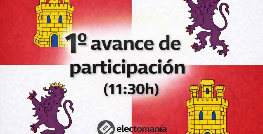 castilla y leon primer avance de participacion