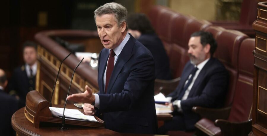 feijoo llama a sanchez trilero y pacifista de pacotilla usa la guerra de iran para ocultar su proyecto agonizante