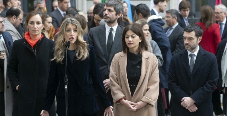 ministros de sumar cargan contra las mentiras de aznar en el aniversario del 11m y apelan al no a la guerra