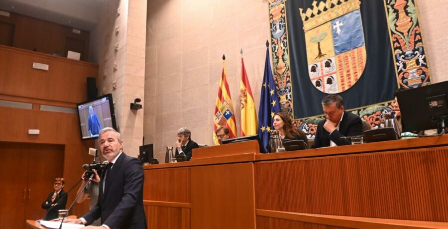 jorge azcon investido presidente del gobierno de aragon de la xii legislatura