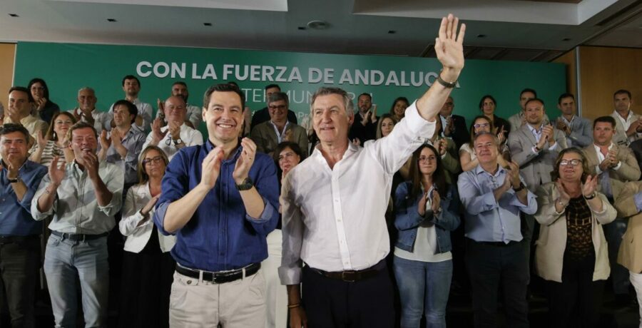moreno coincidira por primera vez con feijoo en campana en un mitin en malaga el domingo