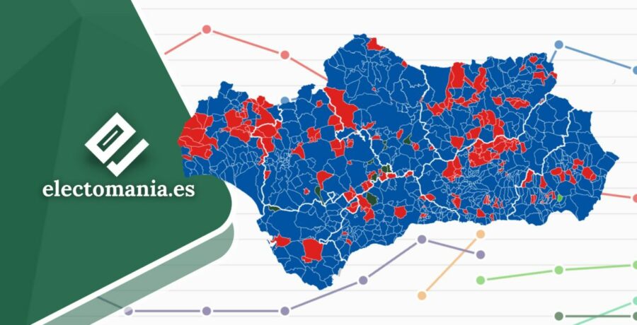 elecciones andaluzas en graficos mapas de voto y resultados