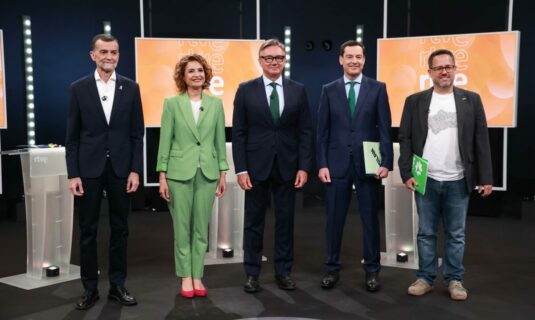 los cinco candidatos se enfrentan este lunes en canal sur al segundo debate en la semana de las elecciones