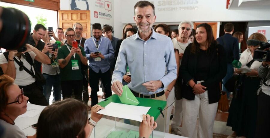 maillo llama a la movilizacion de los andaluces queremos unos cuatro anos de defensa de lo comun
