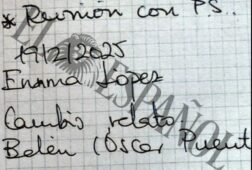 el espanol revela una nota de leire sobre una reunion con ps en 2025 moncloa niega encuentros