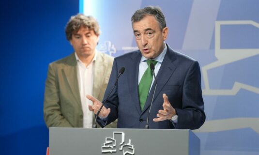 esteban descarta apoyar una mocion de censura de un pp que dice barbaridades sobre el pnv y rechaza las transferencias