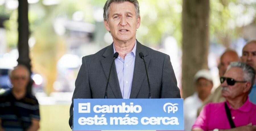 feijoo pide a junts y pnv que apoyen una mocion para activar las elecciones 184 diputados estamos pidiendo urnas