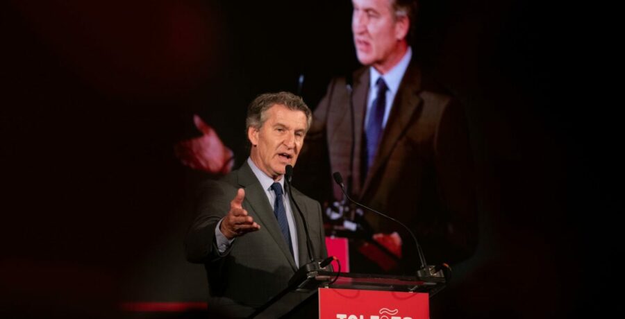 feijoo situa la corrupcion como enemigo letal del talento y promete recuperarlo para la gestion publica si gobierna