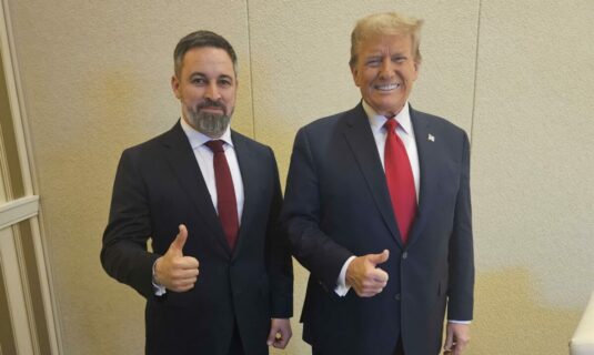 abascal achaca las amenazas de trump a que sanchez esta destruyendo la credibilidad de espana es dramatico