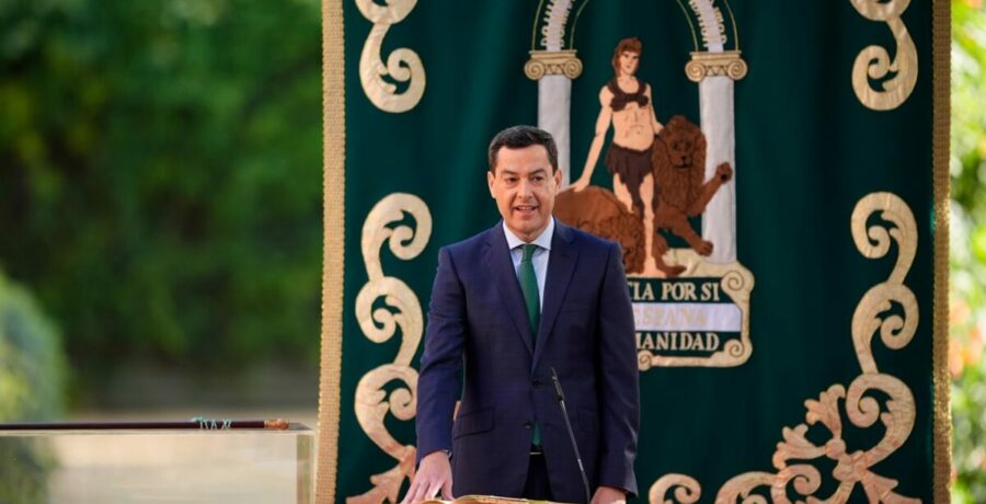 moreno promete ser fiel a la via andaluza del dialogo tras pactar con vox espero legislatura fructifera o no sera