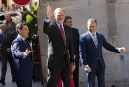 felipe vi recibe este martes en la zarzuela a juanma moreno tras su reeleccion como presidente de la junta