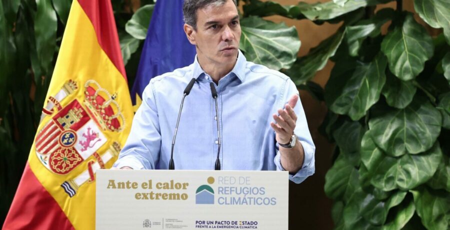 sanchez avanza horas complejas ante la nueva ola de calor y pide comprension y precaucion a la ciudadania