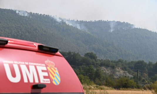 muere un militar de la ume y dos estan heridos en un accidente mientras combatian el fuego en riglos