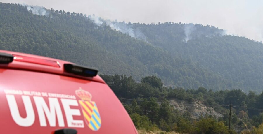 muere un militar de la ume y dos estan heridos en un accidente mientras combatian el fuego en riglos