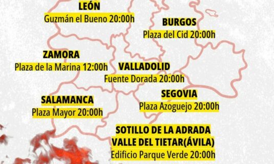 nuestra tierra vuelve a arder se moviliza este viernes en castilla y leon por un cambio radical en gestion forestal