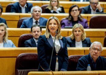 Archivo - La portavoz del PP en el Senado, Alicia García, interviene durante una sesión de control al Gobierno en el Sen