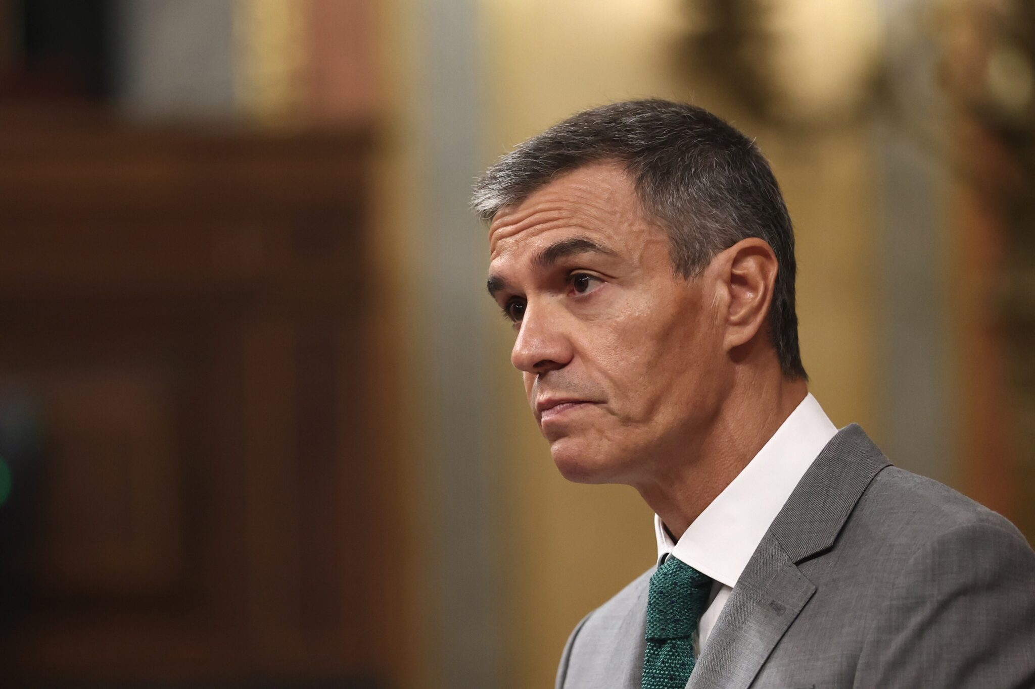 El presidente del Gobierno, Pedro Sánchez, comparece en el Congreso.